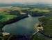 Letecký pohled na jezero